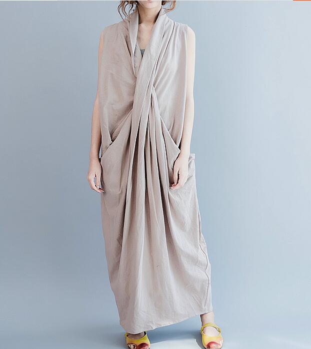 Long Linen Women Spring Dresses Plus Size – SimpleLinenLife