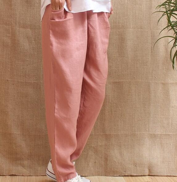 summer linen pants