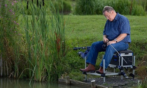 Relaxing fisherman