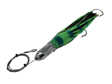 Green/Black Jet Head Fishing Lures 12/0 Hookset (17oz)