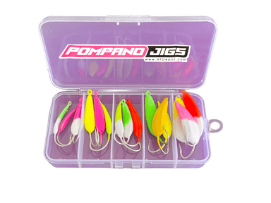 Multicolor Pompano Goofy Jig Box