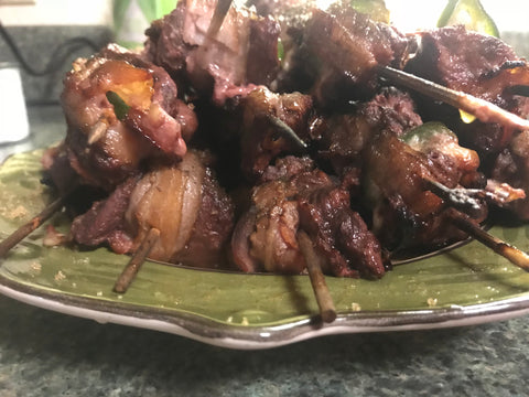 Grilled Snow Goose Jalapeno Poppers Ready For Serving