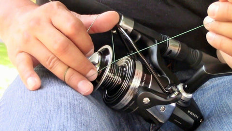 Spooling Fishing Line