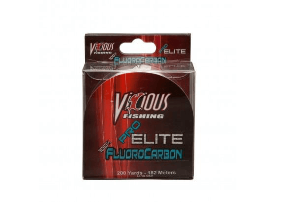 10 lb pro elite flurocarbon fishing line vicious