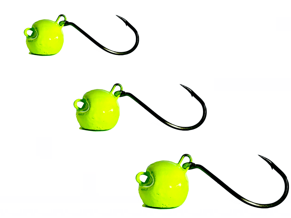 Green Chartreuse Sheepshead Jigs - elliottenvisions