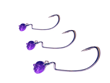 Purple Haze EWG Bass Swing Jigs - elliottenvisions