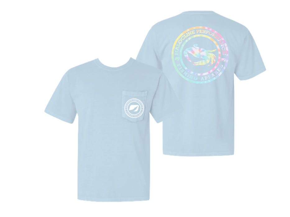 Halocline Tie-Die Crab Pocket T-shirt - elliottenvisions