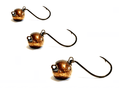 Copper Flakes Sheepshead Jigs - elliottenvisions