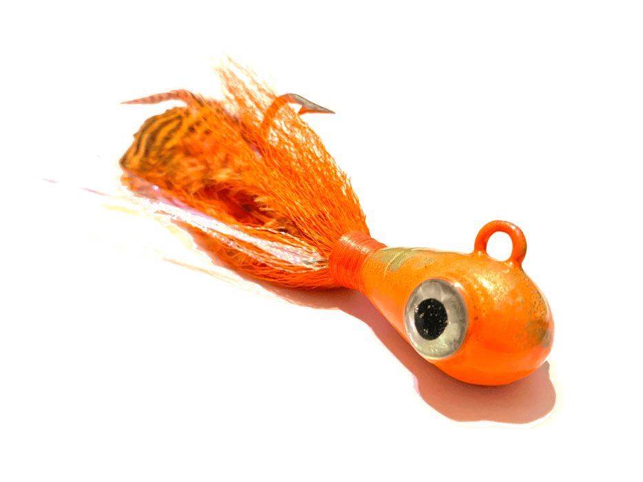 Florida Orange Bugeye Bomber Cobia Jig