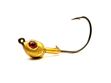 Gold Live Bait Jig Heads | Kahle Hook Inshore Slammers