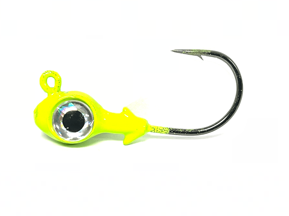 Green Chartreuse Big Eye Jig Head