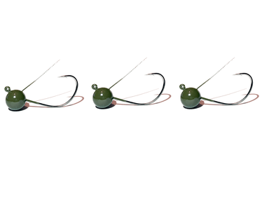 Largemouth Green Weedless Wacky Jigs - elliottenvisions