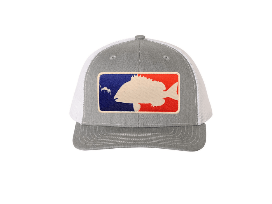 Heather Grey / White Major League Sheepshead Trucker Hat | Sheepshead Nation - elliottenvisions