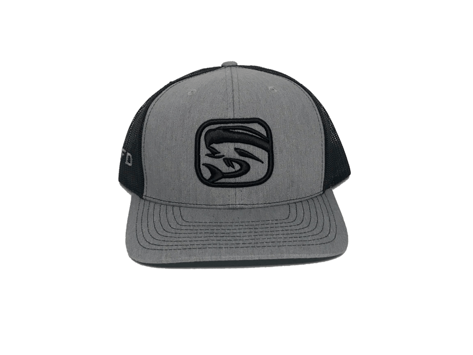 Heather Grey/ Black Mahi Mahi Hat 