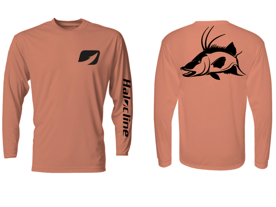 Hogfish Fishing Performance Shirt Halocline Salmon