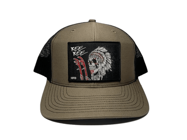 Loden / Black Indian Chief Kee Kee Hat - elliottenvisions