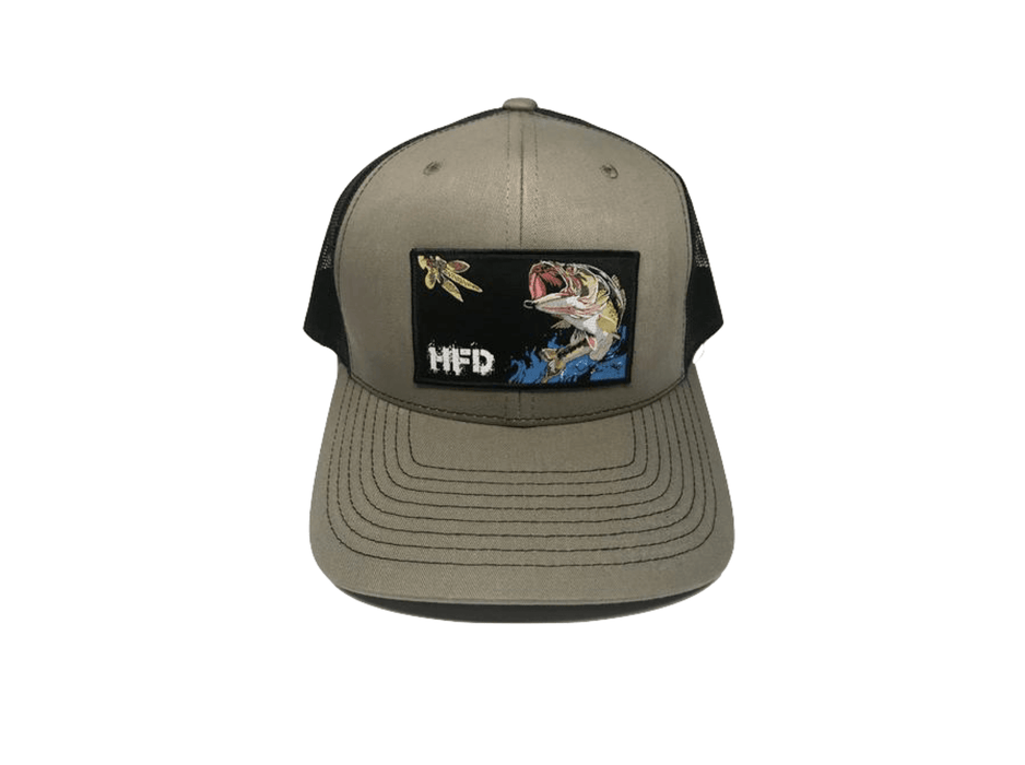 bass fishing trucker hat