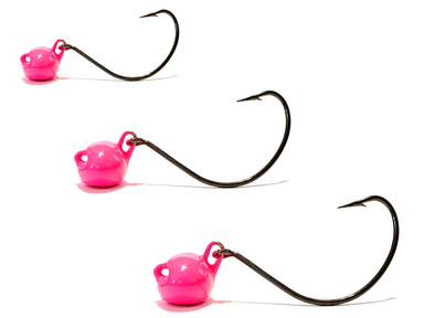 Pink Live Bait Jigs 3pk