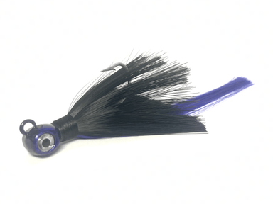 Purple and Black Flair Hawk Jig