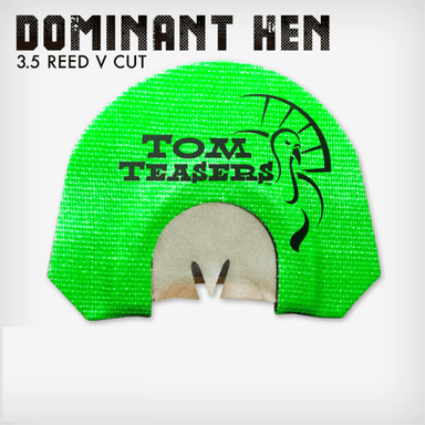 Dominant Hen (3.5 Reed V-Cut) | Diaphragm Turkey Calls  | Tom Teasers - elliottenvisions