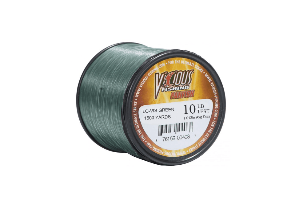 Vicious Panfish Fishing Line Green 10 lb