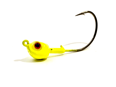 Yellow Chartreuse Live Bait Jig Heads | Kahle Hook Inshore Slammers