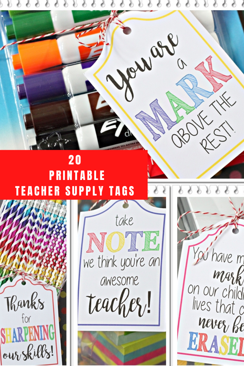 Download 20 Printable Teacher Supply Gift Tags Ilyb Designs