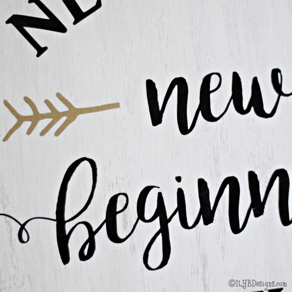 Download NEW HOME NEW BEGINNING Sign | ILYB Designs