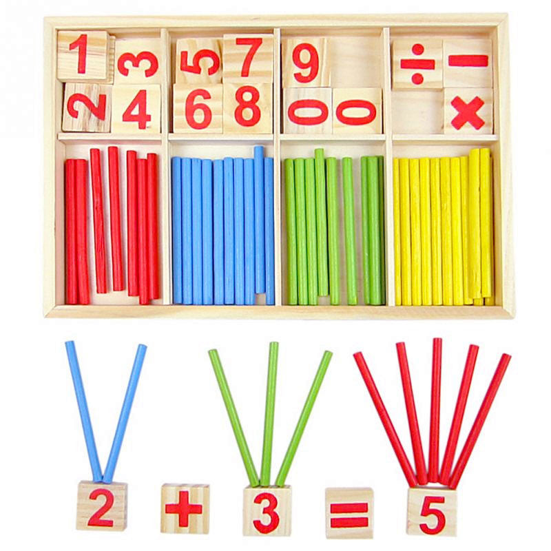 wooden math toys