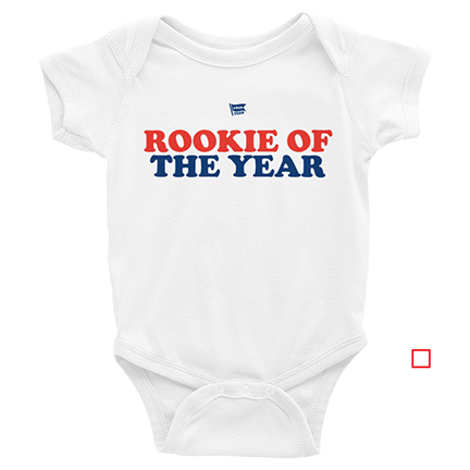 rookie of the year baby shirt