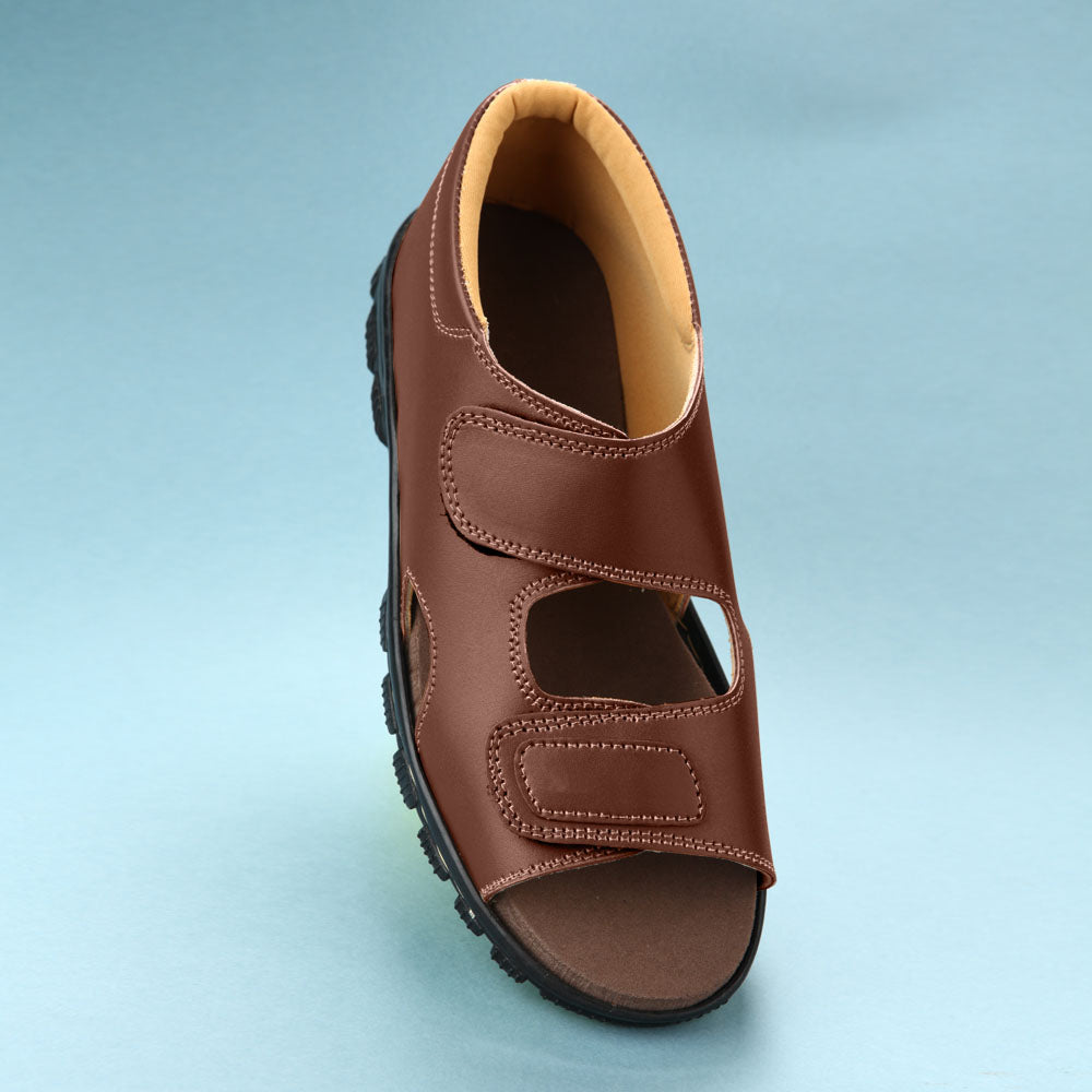 Orthofeet Mens Cambria Sandals Diabetic 9.5 D Brown Comfort Shoes Walking |  eBay