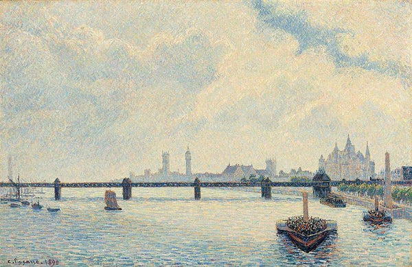 Camille Pissaro The Charing Cross Bridge 1890