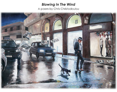 Wall Art by Theo Michael, Blowing In The Wind
