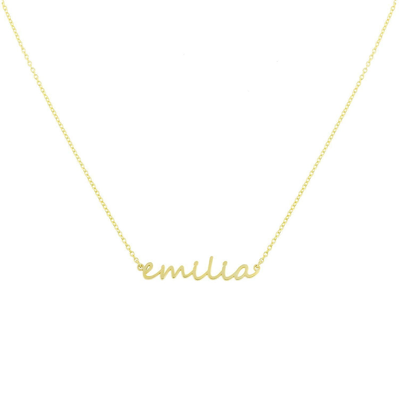 Custom Dainty Name Necklace – The Sis Kiss