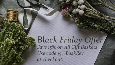 Black Friday Discount - Save 15% Off Gift Baskets Vancouver