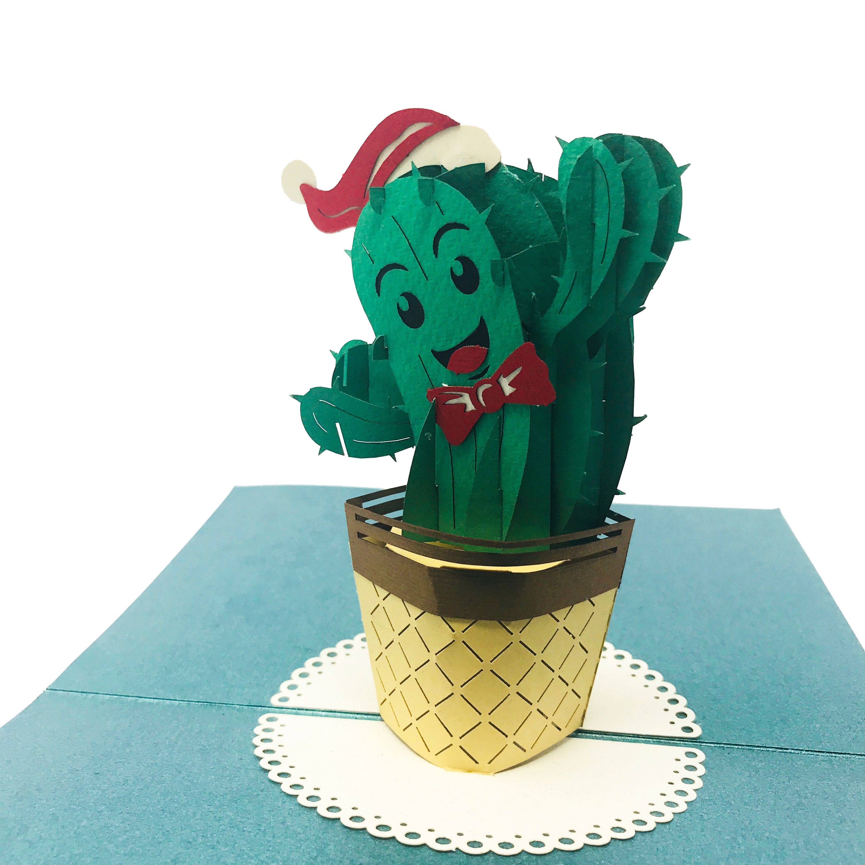 Happy Cactus - Christmas Pop Up Card – WOW Pop Up Card