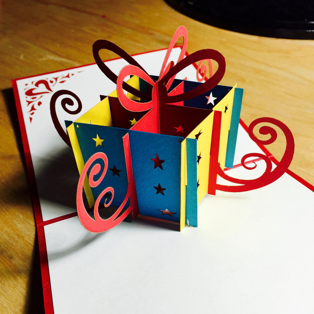Birthday Gift Box - WOW Pop Up Card | WOW Pop Up Card