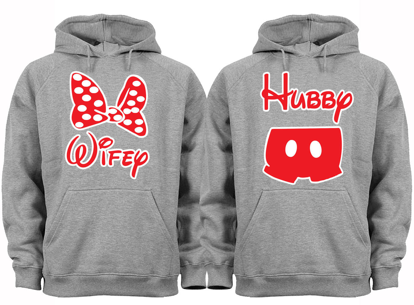 hubby wifey hoodies