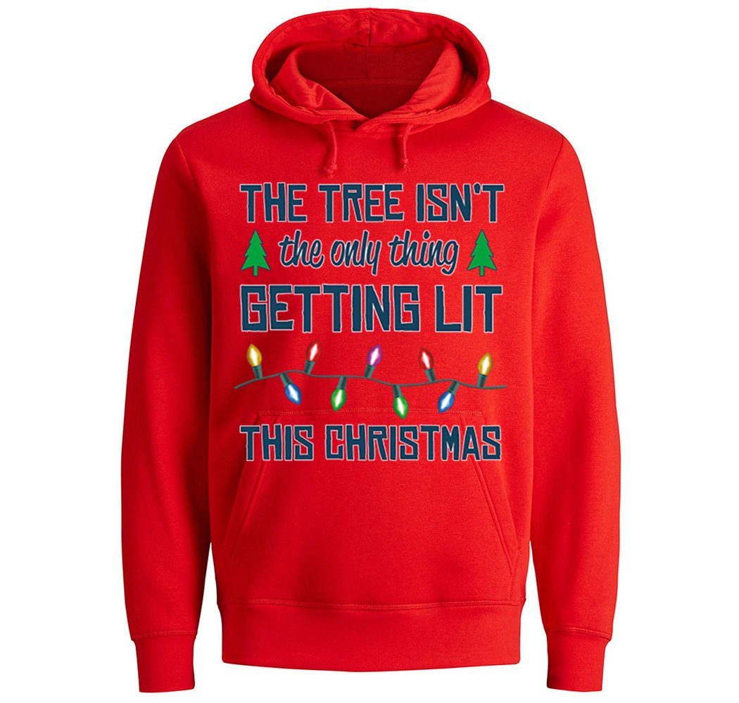 ugly christmas hoodie mens