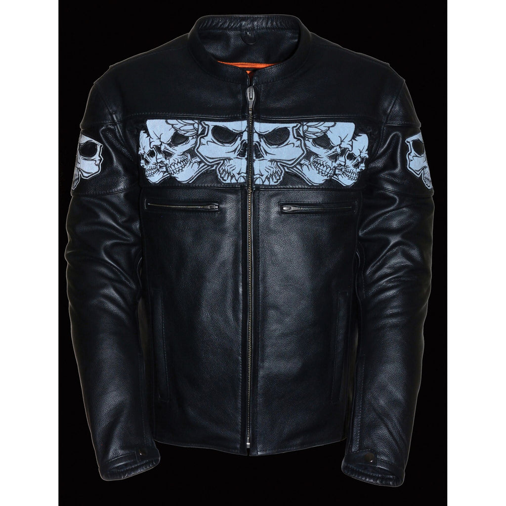 Leather Skull Jacket – Buckle and Hide Leather LLC