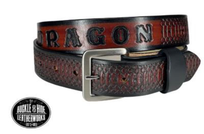 Harley Davidson Ladies Genuine Black Leather Belt