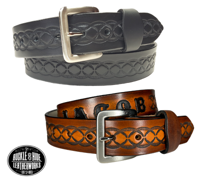 The Davidson Leather Belt – Buckle and Hide Leather LLC