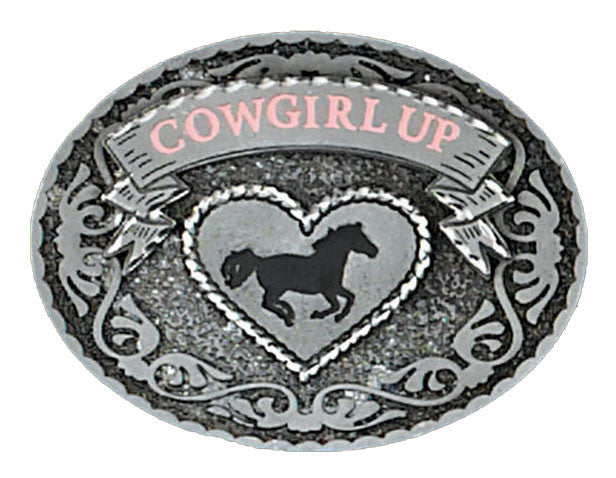 Cowgirl Up Belt Buckle – Buckle and 