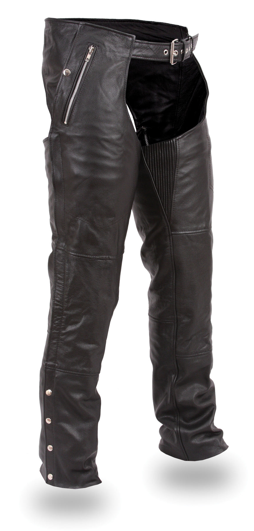 Premium Snap-out Liner Leather Chaps – Buckle and Hide Leather LLC