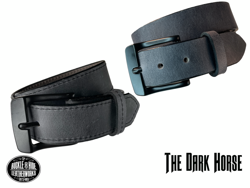 "The Dark Horse" Leather Belt