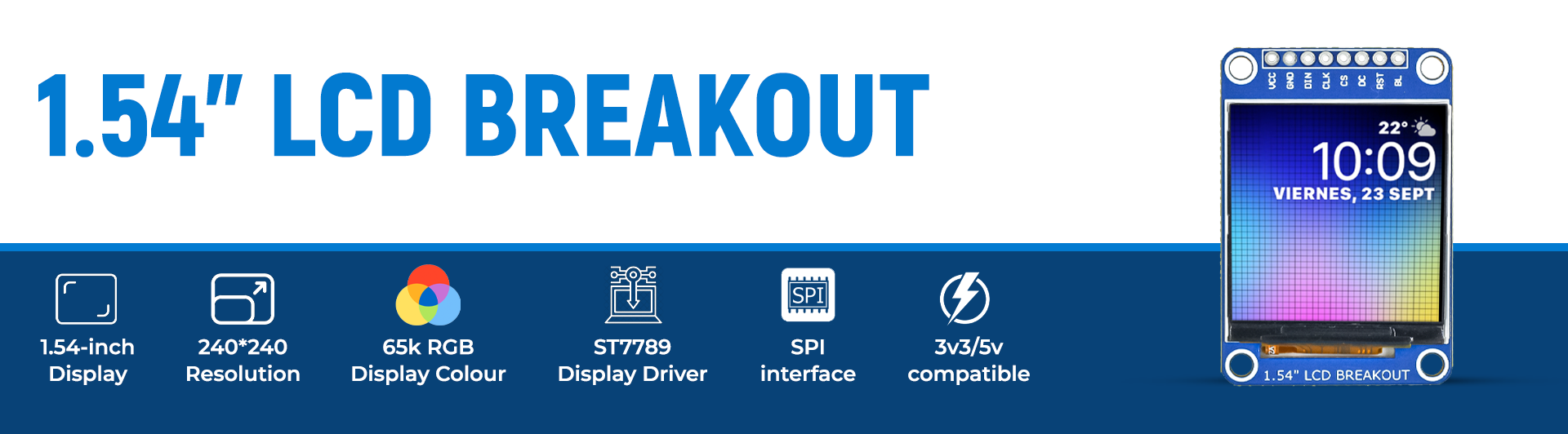 1.54" LCD Breakout