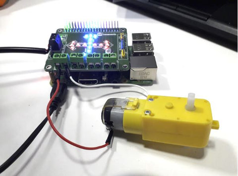 CONTROLLING DC MOTOR USING RASPBERRY PI