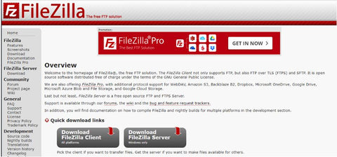 Download Filzilla
