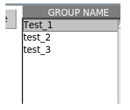 test group name