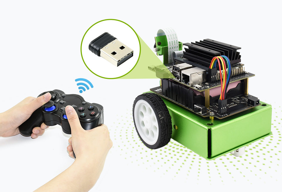 Jet Bot Gamepad Teleoperation Plug And Play, Easy To Use